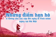 Infographic: Những điểm hẹn hò lí tưởng ngày Valentine ngay tại Hà Nội