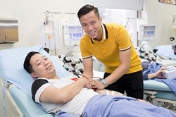 Trung vệ Quế Ngọc Hải sẽ tham gia hiến máu cứu người