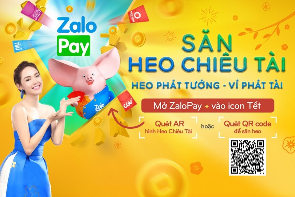 ZaloPay ứng dụng công nghệ mới AR và đẩy mạnh chương trình Tết 2019. ZaloPay ứng dụng công nghệ mới AR và đẩy mạnh chương trình Tết 2019.