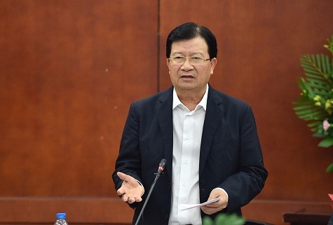 Ph&oacute; Thủ tướng Trịnh Đ&igrave;nh Dũng: H&agrave;nh động quyết liệt để ngăn chặn, khống chế dịch tả lợn Ch&acirc;u Phi.