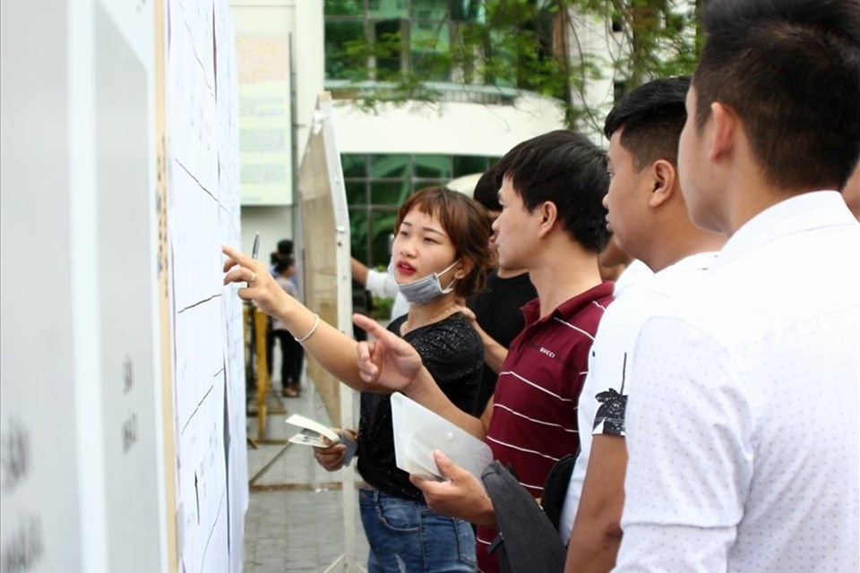 Kì thi tiếng Hàn. Ảnh Anh Thư Kì thi tiếng Hàn. Ảnh Anh Thư
