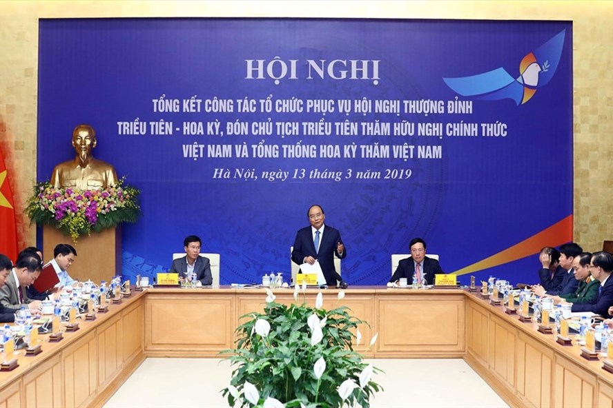 Thủ tướng Nguyễn Xuân Phúc phát biểu tại Hội nghị. Ảnh: TTXVN
