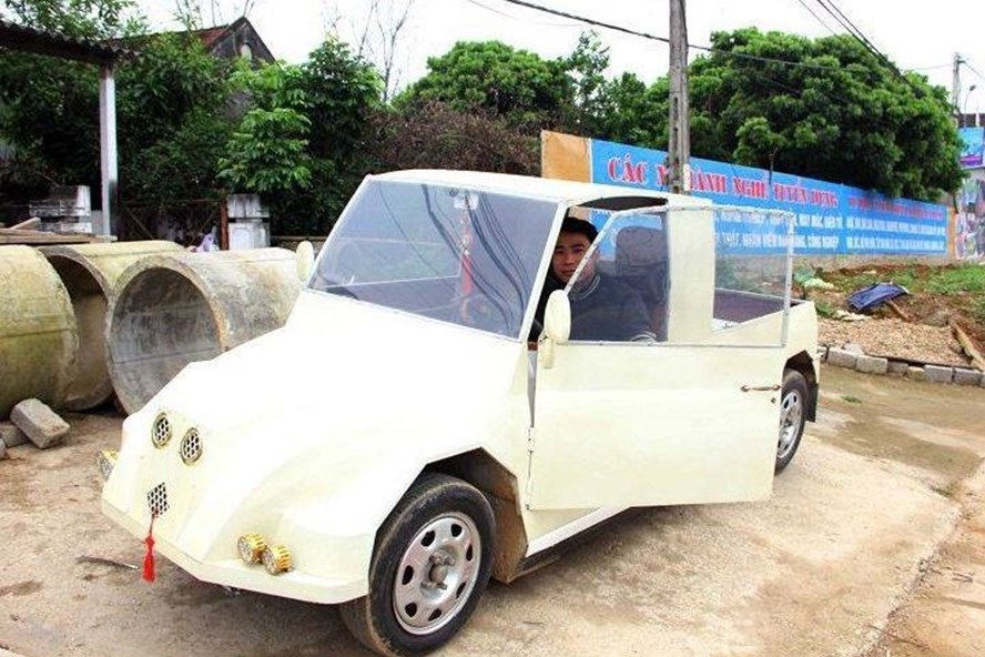 9x Việt chế xe máy Suzuki Viva cũ thành “siêu xe bán tải”
