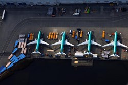 Nhà máy Boeing 737 MAX nằm im lìm sau lệnh cấm bay