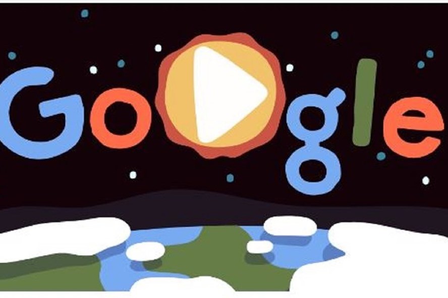 Google Doodle kỷ niệm Ngày Trái đất. Ảnh: Google Doodle
