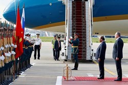 Lễ đón chính thức Thủ tướng Nguyễn Xuân Phúc tại thủ đô Mátxcơva