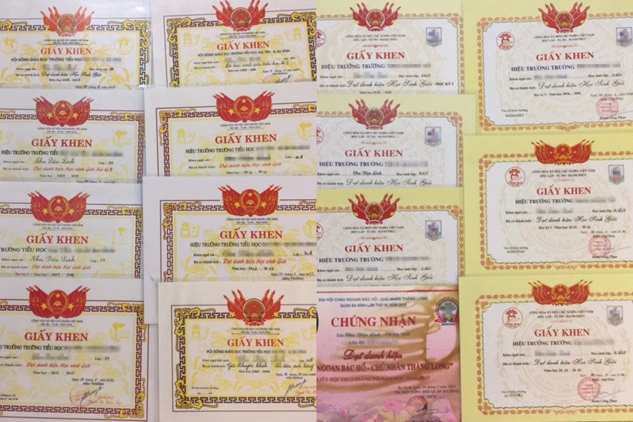 Hiện tượng “lạm phát” bằng khen là sự biến tướng của bệnh thành tích trong giáo dục.Ảnh minh hoạ: P.V