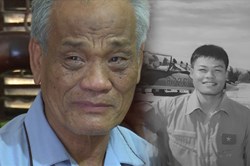 Người cha già thất thần ngóng đợi đại úy phi công hi sinh trở về quê mẹ