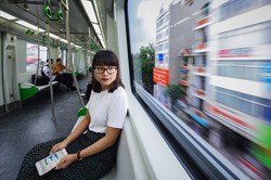 Ngắm Hà Nội khác lạ qua góc nhìn từ tàu trên cao Cát Linh - Hà Đông