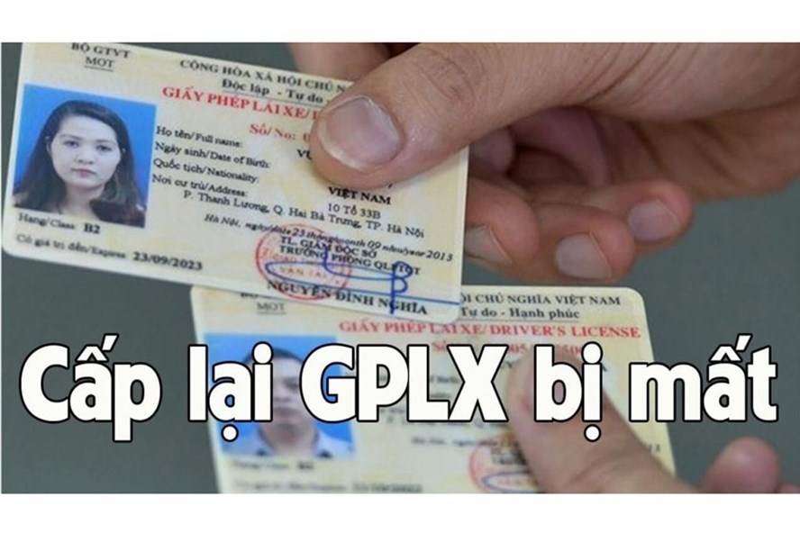 Xin cấp lại Giấy phép lái xe bị mất thế nào?
