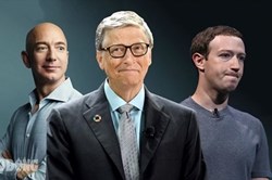 Cập nhật top 10 tỉ phú giàu nhất hành tinh: CEO Facebook lấy lại phong độ