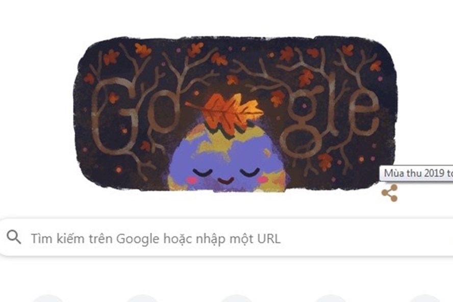 Hình ảnh trái đất và chiếc lá vàng trên Google Doodle hôm nay có ý nghĩa gì hinh anh trai dat va chiec la vang tren google doodle hom nay co y nghia gi