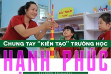 Chung tay “kiến tạo” trường học hạnh phúc